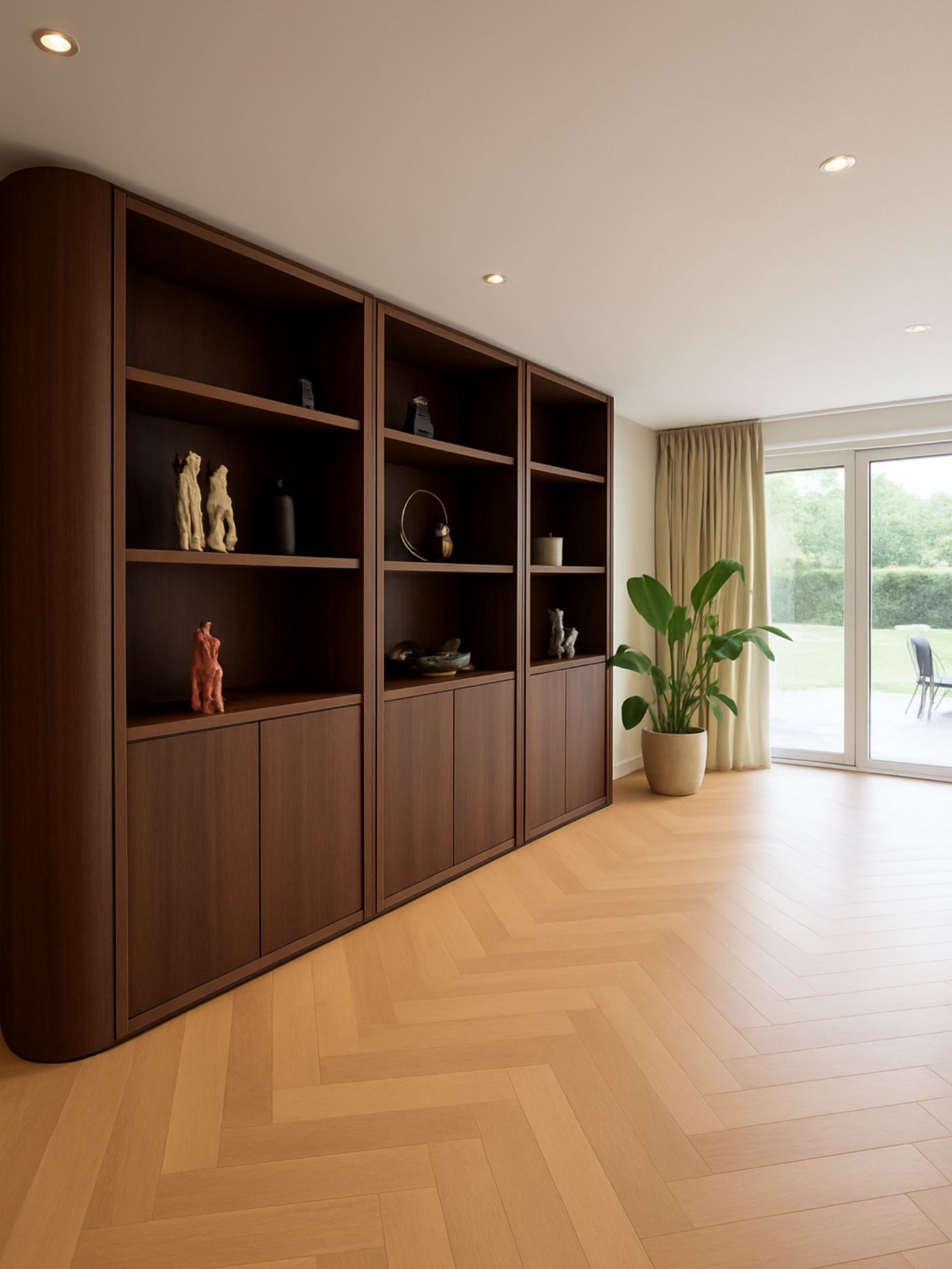 Maatwerk kastenwand met geheime deur